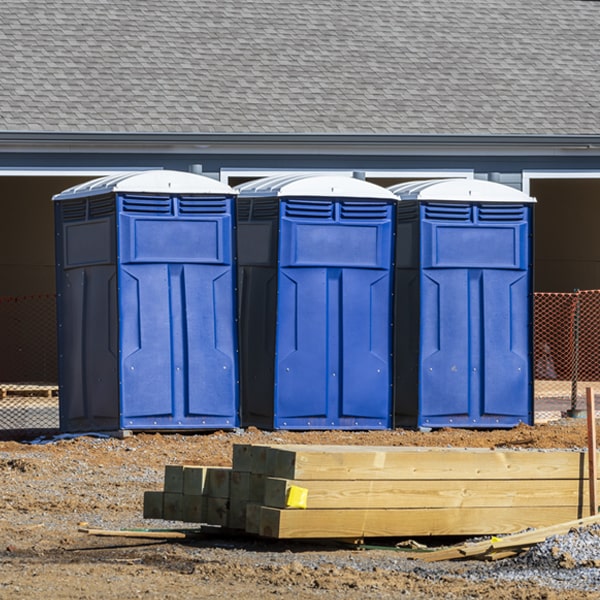 are there any restrictions on where i can place the porta potties during my rental period in Arlington New York